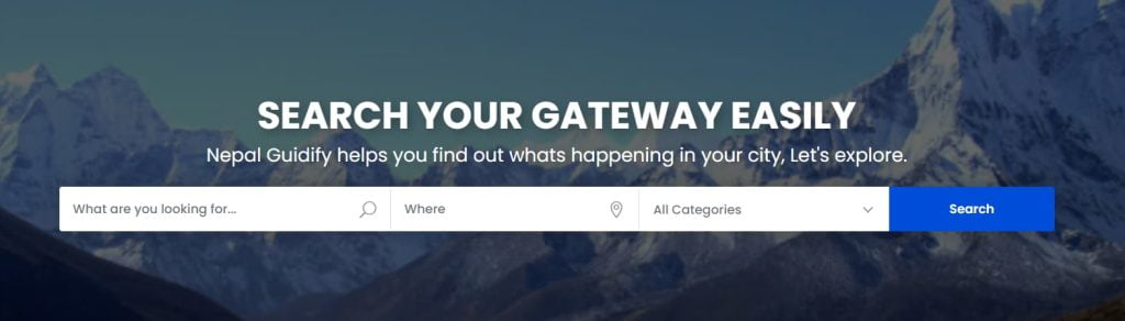 Search Your Gateway Easily _ Nepal Guidify _ #1 Business Directory _ Business Directory